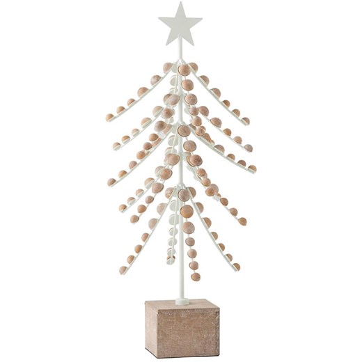 J Line Dekoracja &quot;Christmas tree&quot; w kolorze beżowym - wys. 58 x Ø 25 cm ze sklepu Limango Polska w kategorii Dekoracje - zdjęcie 177631345