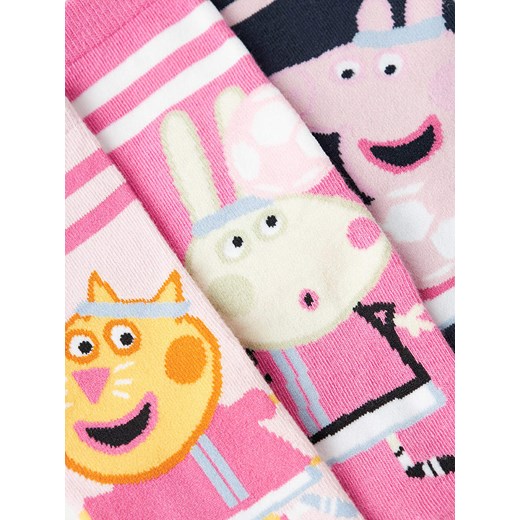 name it Skarpety (3 pary) &quot;Merana Peppa&quot; w kolorze Name It 22-24 wyprzedaż Limango Polska