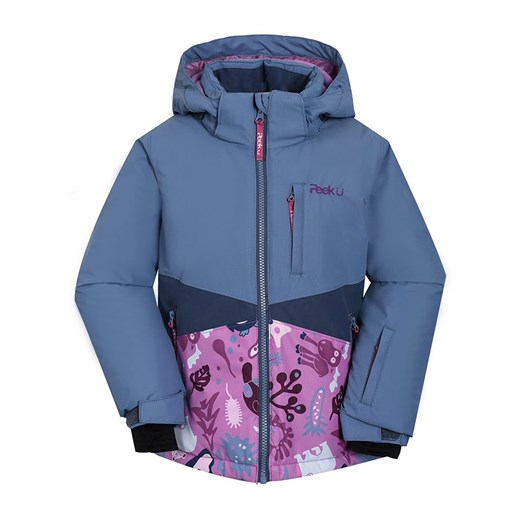 Peek U Zimowa kurtka funkcyjna &quot;Livia&quot; w kolorze niebiesko-fioletowym ze sklepu Limango Polska w kategorii Kurtki dziewczęce - zdjęcie 177632016