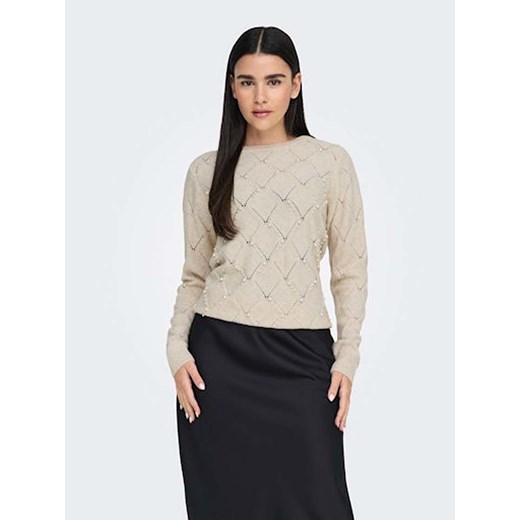 ONLY Sweter w kolorze kremowym ze sklepu Limango Polska w kategorii Swetry damskie - zdjęcie 177632408