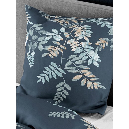 Bierbaum Komplet pościeli satynowej w kolorze granatowym Bierbaum 155x220 cm wyprzedaż Limango Polska