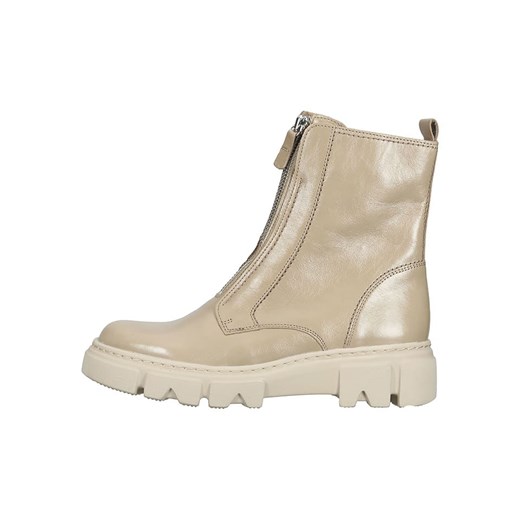 Gabor Skórzane botki w kolorze beżowym Gabor 40 okazyjna cena Limango Polska