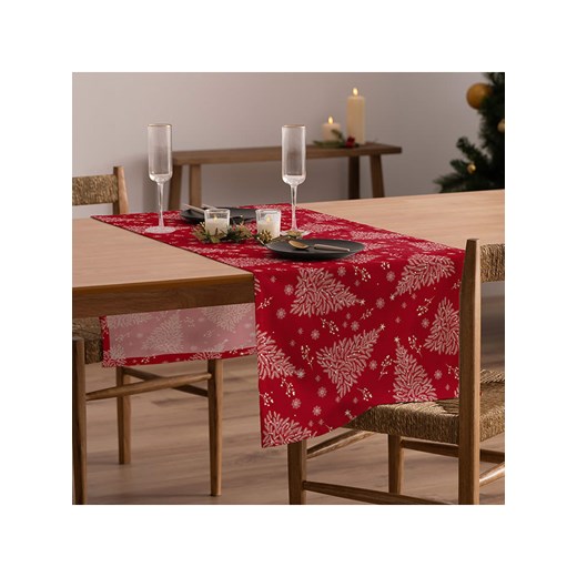 Mint Rugs Bieżnik &quot;Christmas Bethlem&quot; w kolorze czerwonym ze sklepu Limango Polska w kategorii Obrusy i bieżniki - zdjęcie 177633318
