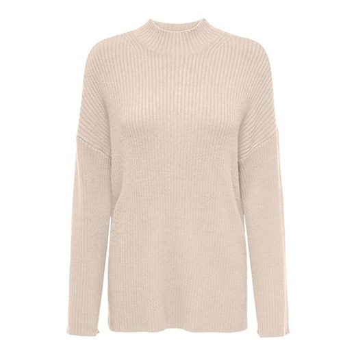 ONLY Sweter w kolorze beżowym ze sklepu Limango Polska w kategorii Swetry damskie - zdjęcie 177634368