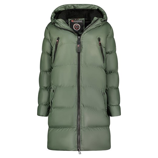 Geographical Norway Parka &quot;Adrianna&quot; w kolorze zielonym ze sklepu Limango Polska w kategorii Kurtki damskie - zdjęcie 177634986