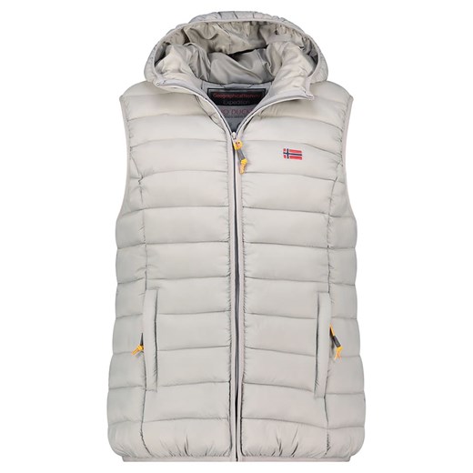 Geographical Norway Kamizelka pikowana &quot;Vatikolor&quot; w kolorze jasnoszarym ze sklepu Limango Polska w kategorii Kamizelki damskie - zdjęcie 177635148