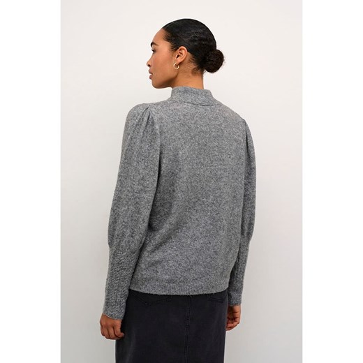 Kaffe Sweter w kolorze szarym Kaffe M wyprzedaż Limango Polska