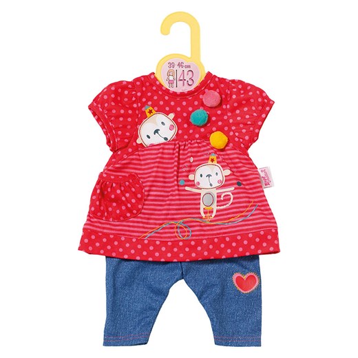 Dolly Moda Ubranko &quot;Dolly Moda Dress + Trousers&quot; w kolorze czerwonym dla lalek - 3+ ze sklepu Limango Polska w kategorii Zabawki - zdjęcie 177635666