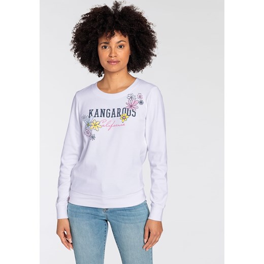 Kangaroos Bluza w kolorze białym ze sklepu Limango Polska w kategorii Bluzy damskie - zdjęcie 177635779