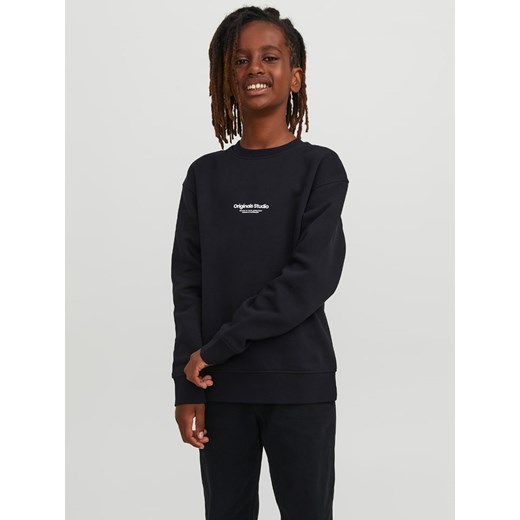JACK &amp; JONES Junior Bluza w kolorze czarnym ze sklepu Limango Polska w kategorii Bluzy chłopięce - zdjęcie 177636119