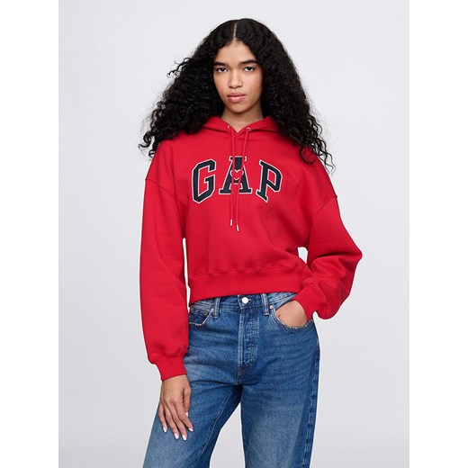 GAP Bluza w kolorze czerwonym ze sklepu Limango Polska w kategorii Bluzy damskie - zdjęcie 177636469