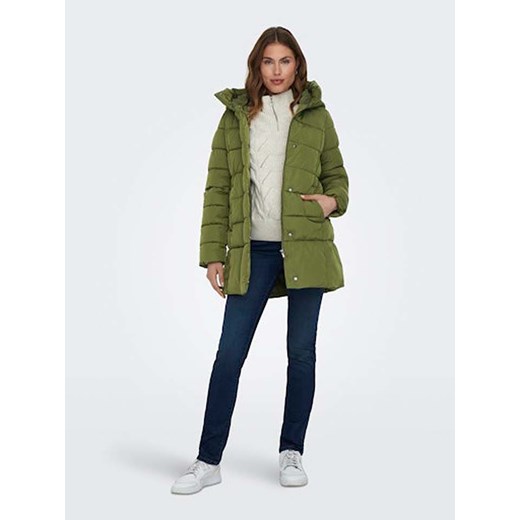 ONLY Kurtka pikowana w kolorze zielonym XL okazyjna cena Limango Polska