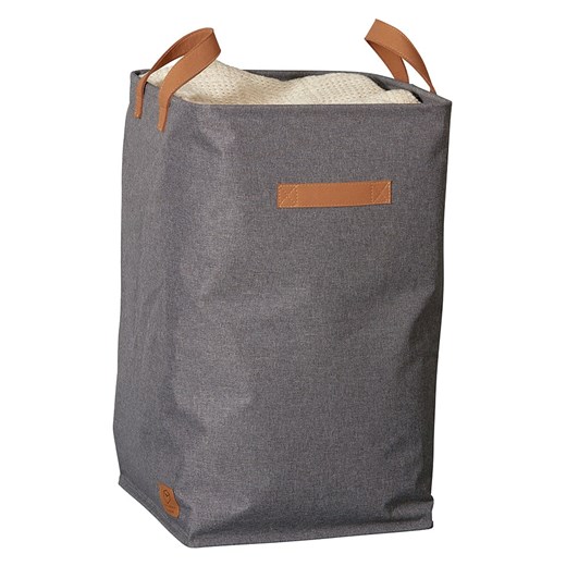 STORE IT Kosz w kolorze szarym na pranie - wys. 58 x Ø 35 cm ze sklepu Limango Polska w kategorii Akcesoria łazienkowe - zdjęcie 177637129