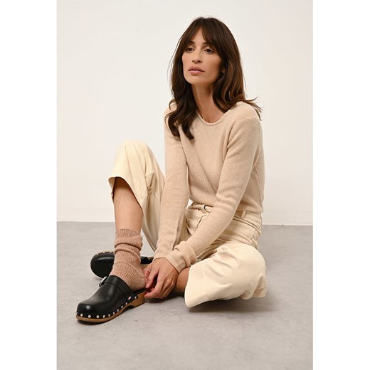 Just Cashmere Kaszmirowy sweter &quot;Grace&quot; w kolorze beżowym ze sklepu Limango Polska w kategorii Swetry damskie - zdjęcie 177637539