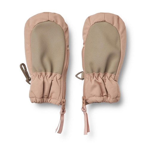 Wheat Rękawiczki "Zipper" w kolorze jasnoróżowym 50-68 wyprzedaż Limango Polska