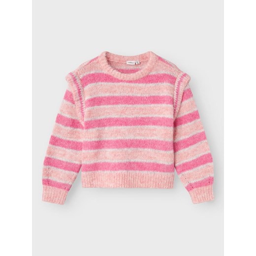 name it Sweter &quot;Silinjana&quot; w kolorze jasnoróżowo-różowym Name It 122/128 okazja Limango Polska