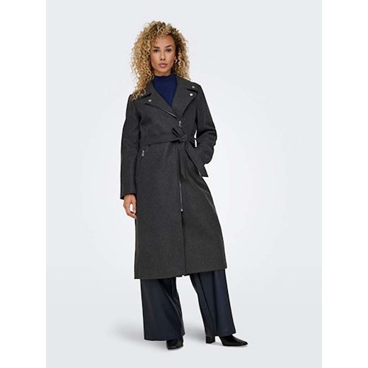 ONLY Płaszcz przejściowy w kolorze antracytowym M promocyjna cena Limango Polska