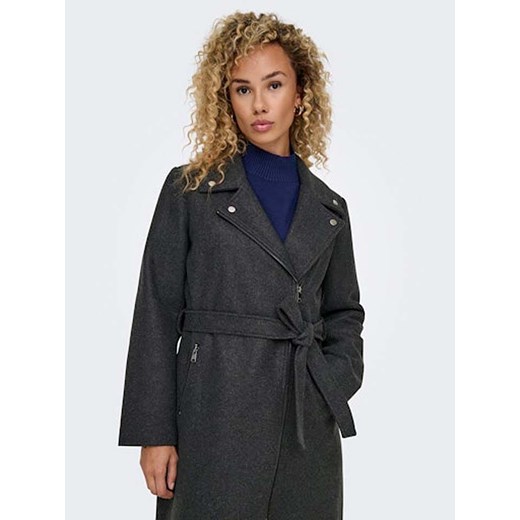 ONLY Płaszcz przejściowy w kolorze antracytowym L okazyjna cena Limango Polska
