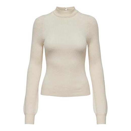 ONLY Sweter w kolorze beżowym ze sklepu Limango Polska w kategorii Swetry damskie - zdjęcie 177639225