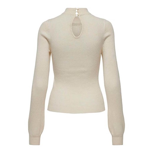 ONLY Sweter w kolorze beżowym L Limango Polska wyprzedaż