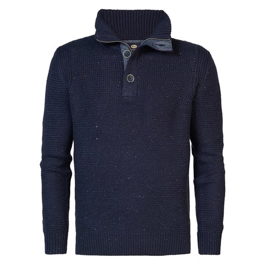 Petrol Industries Sweter w kolorze granatowym ze sklepu Limango Polska w kategorii Swetry męskie - zdjęcie 177639798