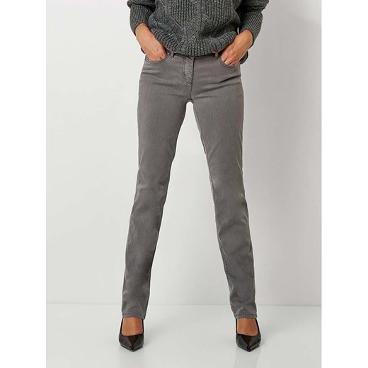 Relaxed by TONI Dżinsy &quot;Perfect Shape&quot; - Slim fit - w kolorze szarym ze sklepu Limango Polska w kategorii Jeansy damskie - zdjęcie 177641987