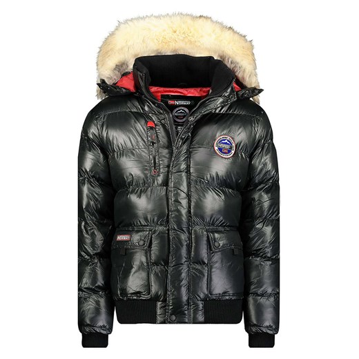 Geographical Norway Kurtka zimowa &quot;Bugs&quot; w kolorze czarnym ze sklepu Limango Polska w kategorii Kurtki chłopięce - zdjęcie 177642795