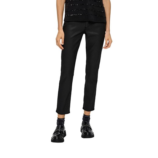 s.Oliver Dżinsy - Slim fit - w kolorze czarnym ze sklepu Limango Polska w kategorii Jeansy damskie - zdjęcie 177642999