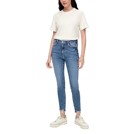 s.Oliver Dżinsy - Slim fit - w kolorze niebieskim 38 Limango Polska promocyjna cena
