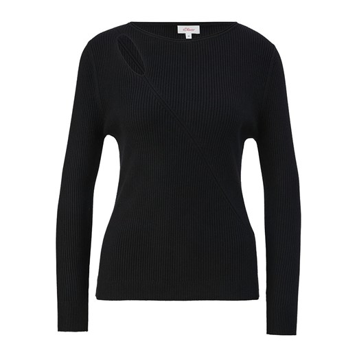 s.Oliver Sweter w kolorze czarnym 42 wyprzedaż Limango Polska