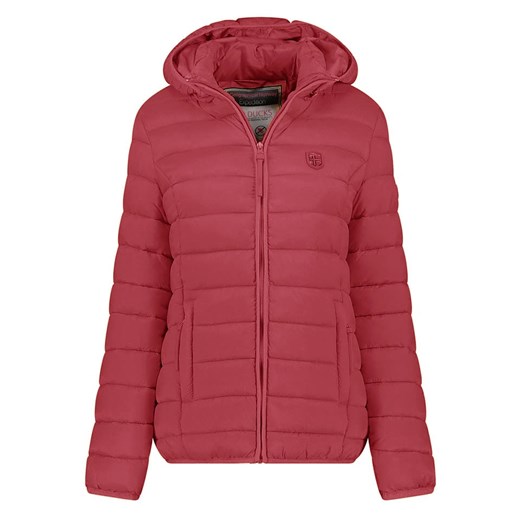 Geographical Norway Kurtka pikowana w kolorze czerwonym ze sklepu Limango Polska w kategorii Kurtki damskie - zdjęcie 177643675