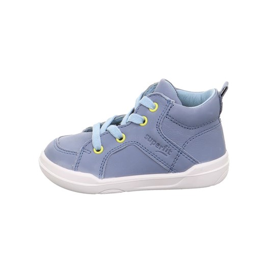superfit Skórzane sneakersy w kolorze błękitnym ze sklepu Limango Polska w kategorii Buty sportowe dziecięce - zdjęcie 177643976