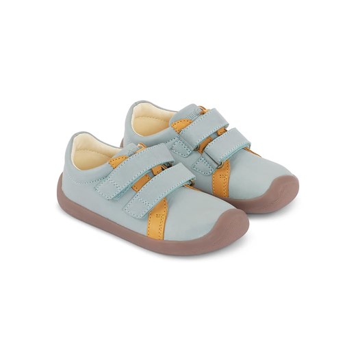 Bundgaard Skórzane sneakersy &quot;The Walker Strap&quot; w kolorze błękitnym ze sklepu Limango Polska w kategorii Buty sportowe dziecięce - zdjęcie 177644255