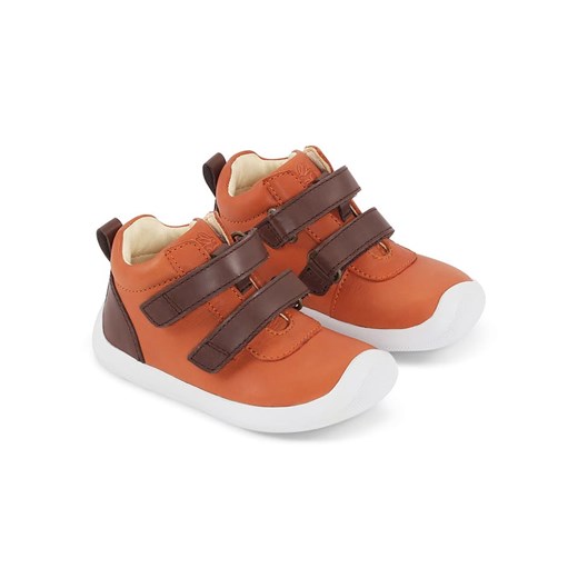 Bundgaard Skórzane sneakersy &quot;The Walk Strap Sporty&quot; w kolorze pomarańczowym ze sklepu Limango Polska w kategorii Buciki niemowlęce - zdjęcie 177644276