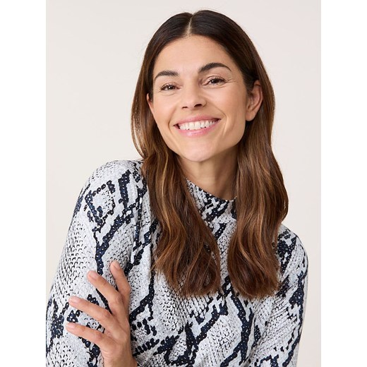 Gerry Weber Koszulka w kolorze beżowo-czarnym Gerry Weber 46 promocja Limango Polska