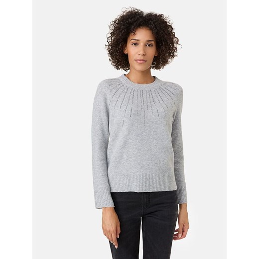 Gerry Weber Sweter w kolorze szarym ze sklepu Limango Polska w kategorii Swetry damskie - zdjęcie 177644699