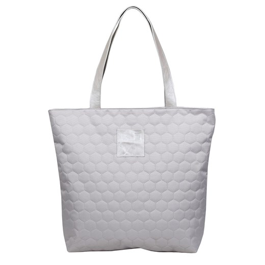 torebka materiałowa Eko Jessica shopper jasnoszara ze sklepu Słoń Torbalski w kategorii Torby materiałowe - zdjęcie 177646878