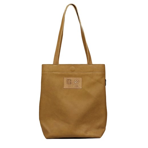brązowa torebka damska  skórzana shopperka  Chiara ze sklepu Słoń Torbalski w kategorii Torby Shopper bag - zdjęcie 177647029