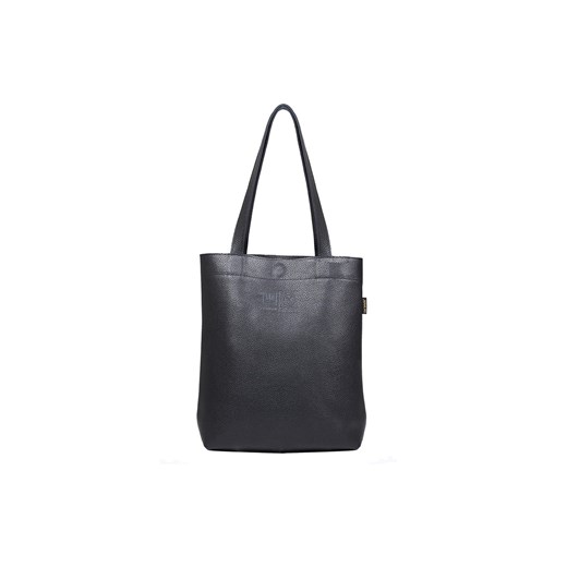 torebka damska skórzana Chiara shopper czarna ze sklepu Słoń Torbalski w kategorii Torby Shopper bag - zdjęcie 177650878