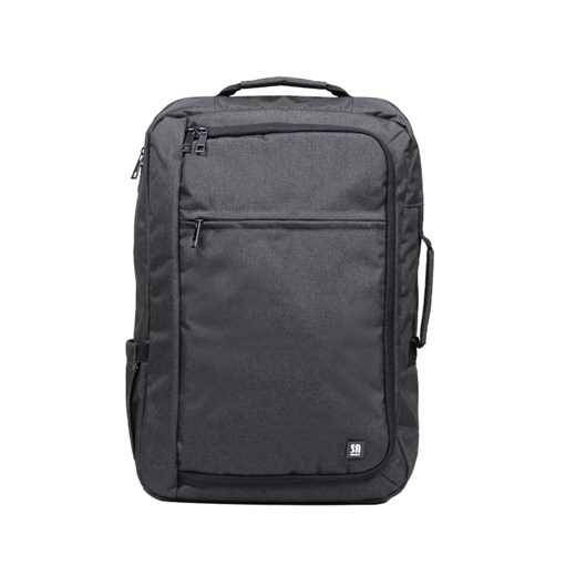 Plecak na laptopa 15,6 cali popielato - czarny - e-Traveler Słoń T ze sklepu Słoń Torbalski w kategorii Torby na laptopa - zdjęcie 177652975