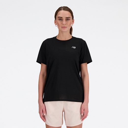 Koszulka damska New Balance WT41222BK – czarna ze sklepu New Balance Poland w kategorii Bluzki damskie - zdjęcie 177658629