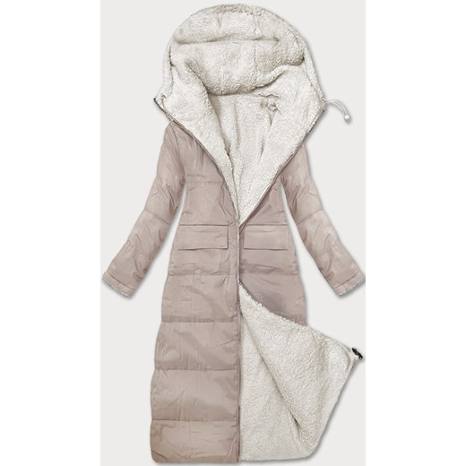 Dwustronna kurtka zimowa z misiem J Style jasny beżowy (16M9167-280) Goodlookin.pl S (36) goodlookin.pl