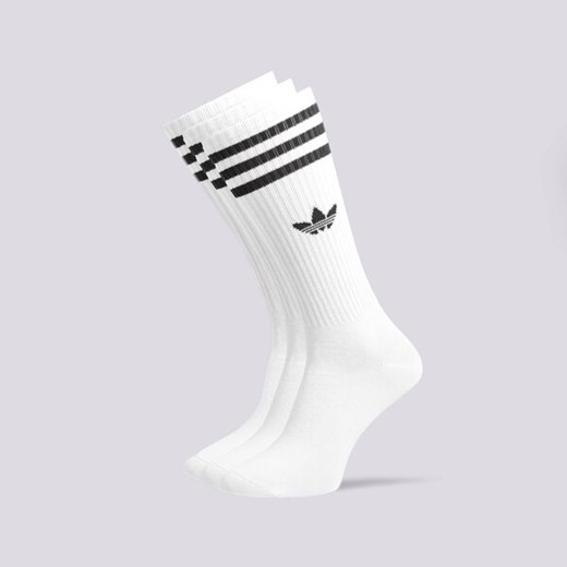 ADIDAS SKARPETY 3-PACK SOLID SOCKS HIGH CREW ze sklepu Sizeer w kategorii Skarpetki męskie - zdjęcie 177667369