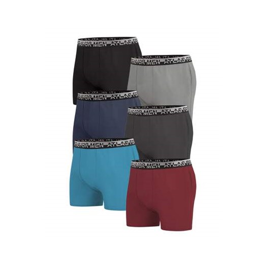 Zestaw 6 par bokserów Top Confort Atlas For Men L Atlas For Men okazja