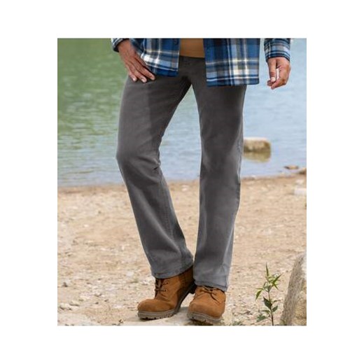 Szare jeansy regular ze stretchem ze sklepu Atlas For Men w kategorii Jeansy męskie - zdjęcie 177673839