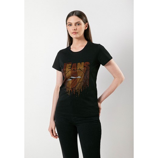 Czarny t-shirt z aplikacją Molton M Molton