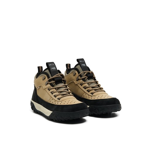Cropp - Wysokie beżowe sneakersy - beżowy Cropp 45 wyprzedaż Cropp