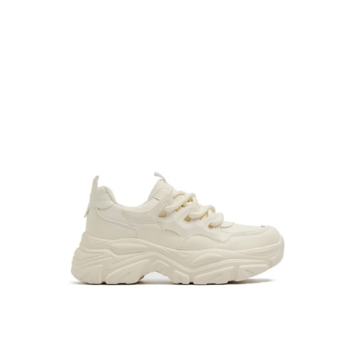 Cropp - Kremowe sneakersy chunky - kremowy ze sklepu Cropp w kategorii Buty sportowe damskie - zdjęcie 177701735