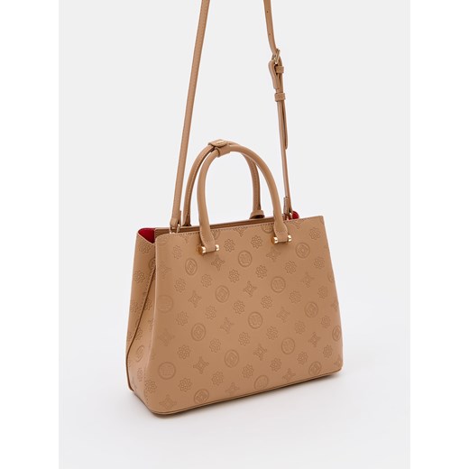 Mohito - Brązowa torebka city bag - beżowy Mohito ONE SIZE Mohito