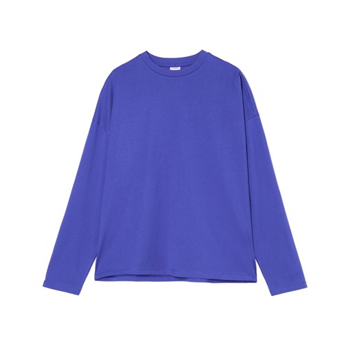 Cropp - Niebieska koszulka longsleeve - niebieski Cropp XS Cropp